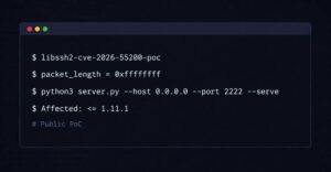 공개 libssh2 PoC, 클라이언트 측 SSH 취약점이 글로벌 원격 관리 채널을 동시에 노출함