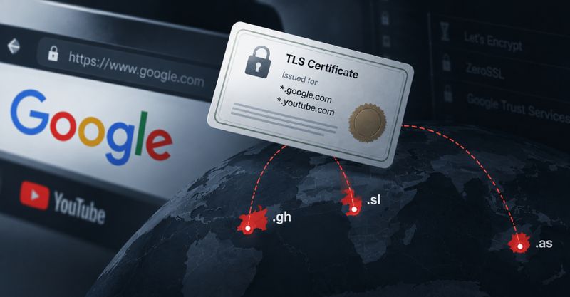 세 국가코드 레지스트리 탈취로 Google 도메인 인증서 무단 발급